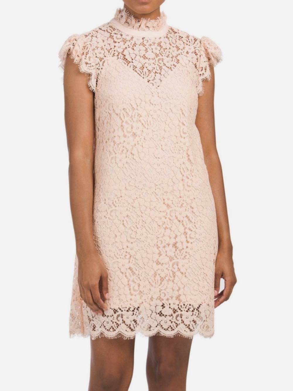 Rachel Zoe Pink Blush Lace Dress Size 8